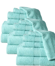 Super soft Plush 6-piece Luxury Low Twist Cotton Bath Towel Set