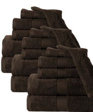 Super soft Plush 6-piece Luxury Low Twist Cotton Bath Towel Set