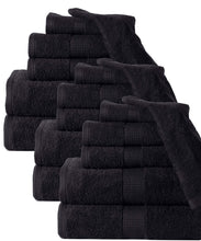 Super soft Plush 6-piece Luxury Low Twist Cotton Bath Towel Set