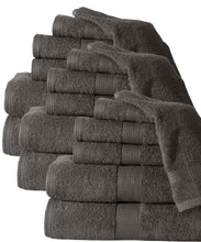 Super soft Plush 6-piece Luxury Low Twist Cotton Bath Towel Set