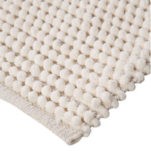 Oversized handmade cotton Micro Chenille loop bath rug -22-inch X 60-inch, 65% polyester and 35% cotton super absorbent bath rug