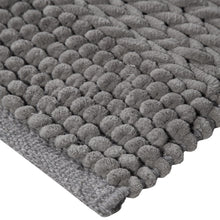 Chenille Soft Loop Oversize Bath Rug Solid and Stripe Pattern