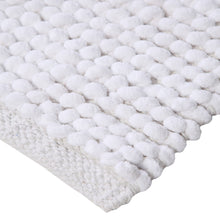 Oversized handmade cotton Micro Chenille loop bath rug -22-inch X 60-inch, 65% polyester and 35% cotton super absorbent bath rug