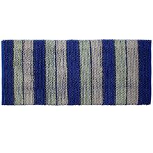 Chenille Soft Loop Oversize Bath Rug Solid and Stripe Pattern