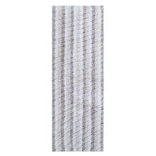 Oversized Stripe Cotton Textured Bath Rug Solid and Stripe Pattern