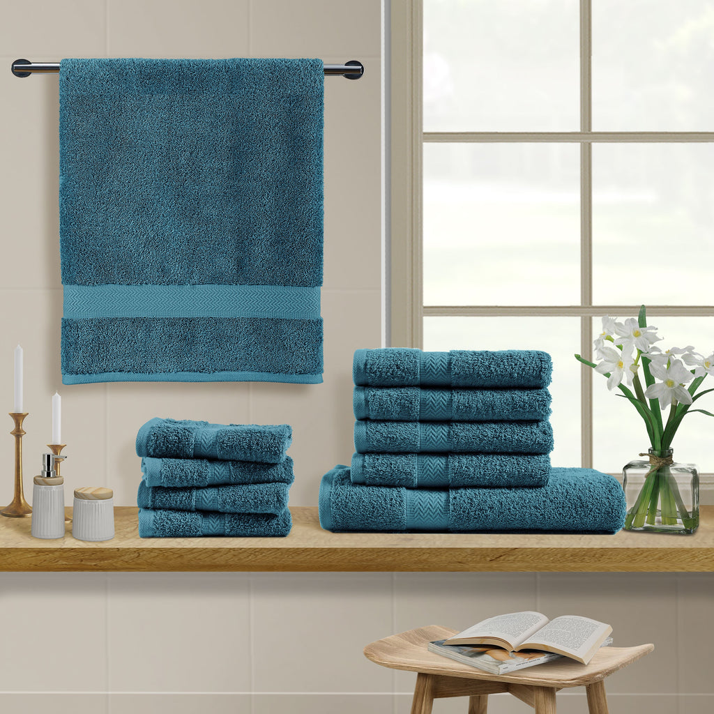 Solid Color Towels Set, Soft Absorbent Towel For Bathroom, 2 Bath Towels, 2 Hand  Towels, 4 Washcloths, Bathroom Accessories - Temu