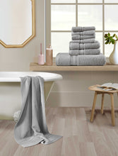 ISABELLA CROMWELL 8 Piece Bath Towels Set - Bath Towel, 100% Cotton Towels for Bathroom, Bath Towel . 2 Bath Towels, 2 Hand Towels, 4 Washcloths