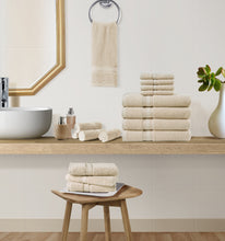 16 Piece Bath Towels Sets -Cotton Towels,4 Bath Towels, 4 Hand Towels, 8 Wash Cloths, Shower Towels, Extra Large Bath Towels