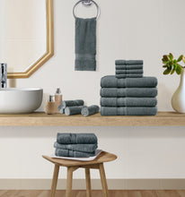 16 Piece Bath Towels Sets -Cotton Towels,4 Bath Towels, 4 Hand Towels, 8 Wash Cloths, Shower Towels, Extra Large Bath Towels