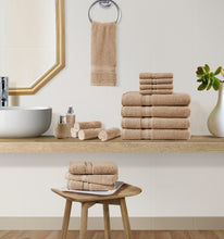16 Piece Bath Towels Sets -Cotton Towels,4 Bath Towels, 4 Hand Towels, 8 Wash Cloths, Shower Towels, Extra Large Bath Towels