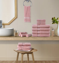 16 Piece Bath Towels Sets -Cotton Towels,4 Bath Towels, 4 Hand Towels, 8 Wash Cloths, Shower Towels, Extra Large Bath Towels
