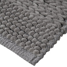 Chenille Soft Loop Oversize Bath Rug Solid and Stripe Pattern