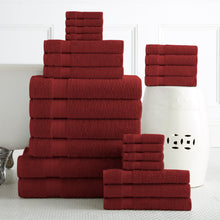 100% Plush Cotton 24-piece Economic Bath Towel set
