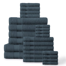 Quick Dry Elegance Spa Cotton Ribbed 6-piece Towel Set