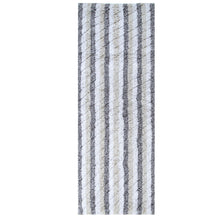 Oversized Stripe Cotton Textured Bath Rug Solid and Stripe Pattern