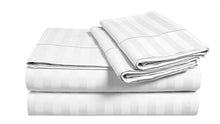 500 Thread Count Egyptian Cotton Damask Stripe Sheet Set