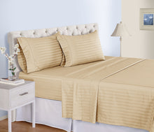 ISABELLA CROMWELL 500 Thread Count Pima Cotton Solid& Stripe Sheet Set