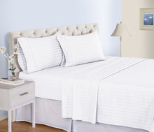 ISABELLA CROMWELL 500 Thread Count Pima Cotton Solid& Stripe Sheet Set