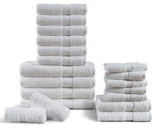 Super Soft and Absorbent 100% Cotton 20 Piece Towel Set