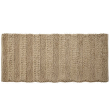 Chenille Soft Loop Oversize Bath Rug Solid and Stripe Pattern