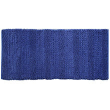 Chenille Soft Loop Oversize Bath Rug Solid and Stripe Pattern