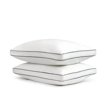 ISABELLA CROMWELL Pillows Set Of 2, Breathable Cotton Cooling Pillows, Bed Pillows, Down Alternative Microfiber Filled - Hotel Pillow, Side Sleeper Pillow,