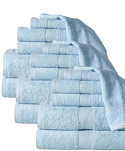 Super soft Plush 6-piece Luxury Low Twist Cotton Bath Towel Set