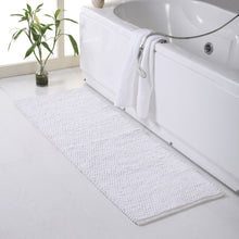 Somerset Home 60x24-Inch Machine Washable Cotton Bath Mat (Ivory)