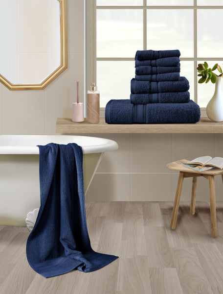 8 Piece Bath Towels Set - Bath Towel, 100% Cotton Towels for Bathroom, –  addyhomefashionstore