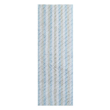 Oversized Stripe Cotton Textured Bath Rug Solid and Stripe Pattern