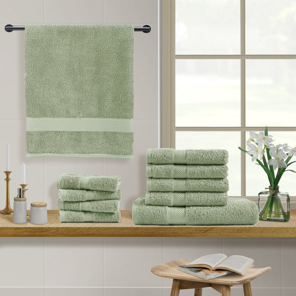 4 sets Sonoma Ultimate Bath Towels Jade Green New with Tags $143.88 Value